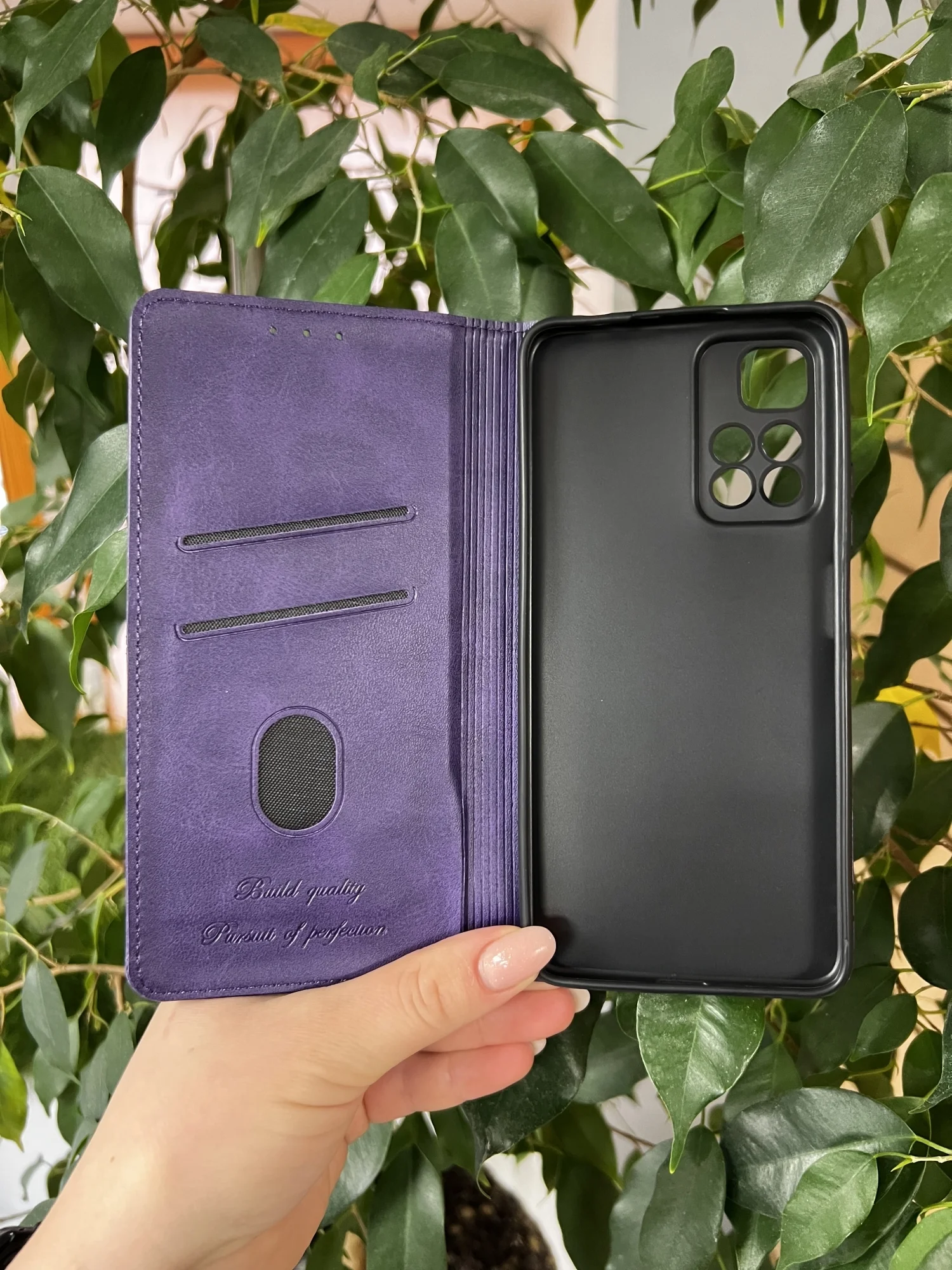 Фиолетовый чехол книжка elitcase для Xiaomi Redmi Note 11 Pro+ 5G MediaTek Dimensity 920