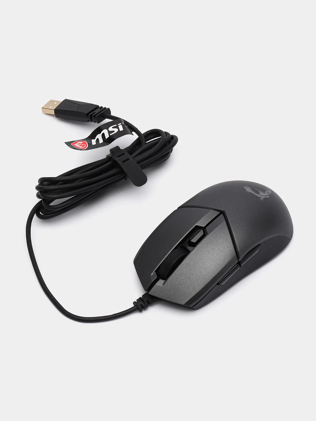 Черный мышь компьютерная MSI Clutch GM11, мышка с подсветкой