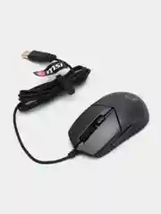 Черный мышь компьютерная MSI Clutch GM11, мышка с подсветкой