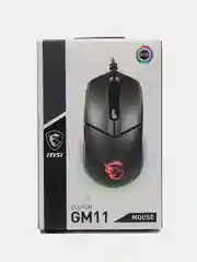 Черный мышь компьютерная MSI Clutch GM11, мышка с подсветкой
