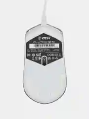 Белый мышь компьютерная MSI Clutch GM11, мышка с подсветкой
