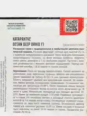 Катарантус Ocean Deep Orhid F1 (семена,цветы)