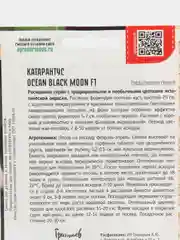 Катарантус Ocean Black Moon F1 (семена,цветы)