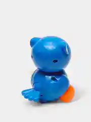 Голубой заводная игрушка "Сова" с крутящийся головой и хвостом/ Игрушка на заводку для ребенка