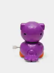 Фиолетовый заводная игрушка "Сова" с крутящийся головой и хвостом/ Игрушка на заводку для ребенка