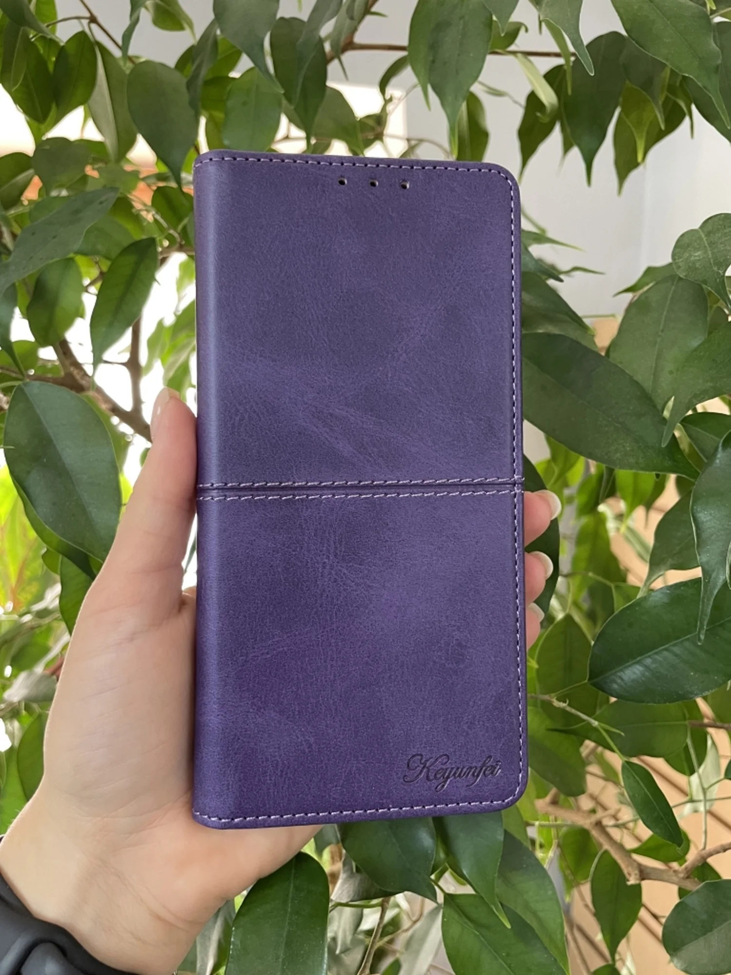 Фиолетовый чехол книжка elitcase для Xiaomi Redmi Note 10 5G и Poco M3 Pro и Redmi Note 10T