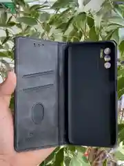 Черный чехол книжка elitcase для Xiaomi Redmi Note 10 5G и Poco M3 Pro и Redmi Note 10T