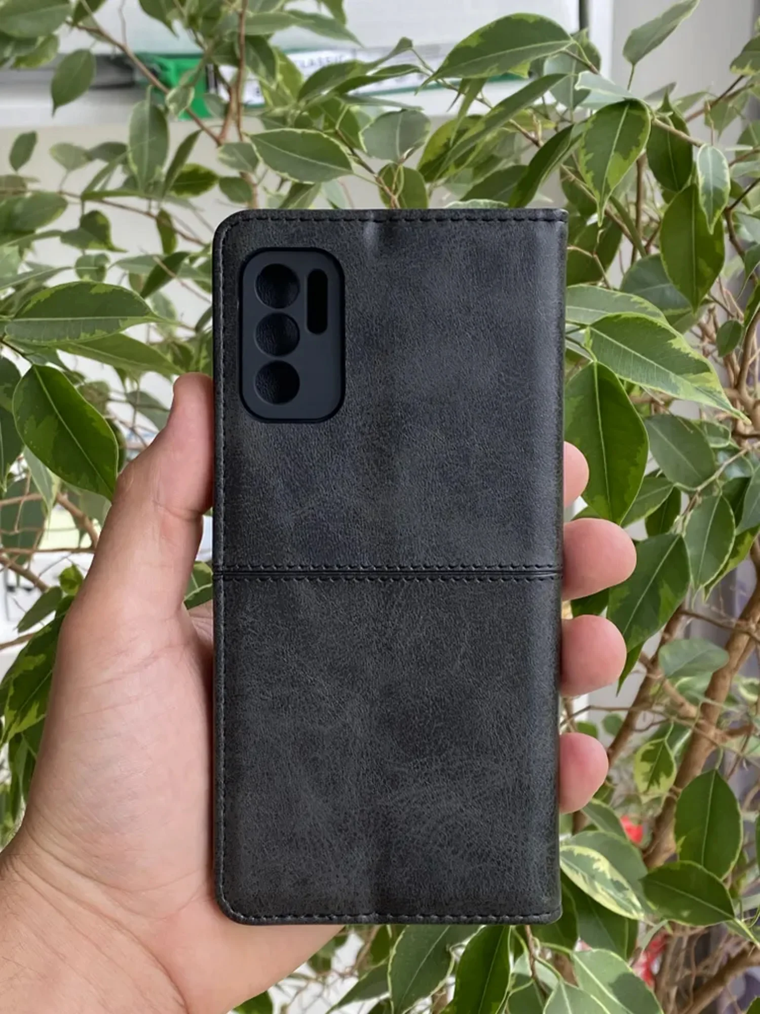 Черный чехол книжка elitcase для Xiaomi Redmi Note 10 5G и Poco M3 Pro и Redmi Note 10T