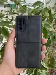 Черный чехол книжка elitcase для Xiaomi Redmi Note 10 5G и Poco M3 Pro и Redmi Note 10T