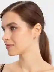 Серебряный серьги женские кольца, серьги конго