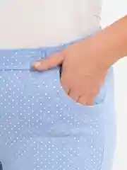 Голубой брюки женские