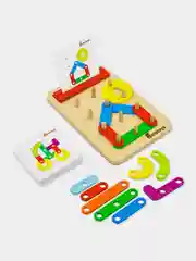 Развивающая игра "Головоломка", логический геоборд