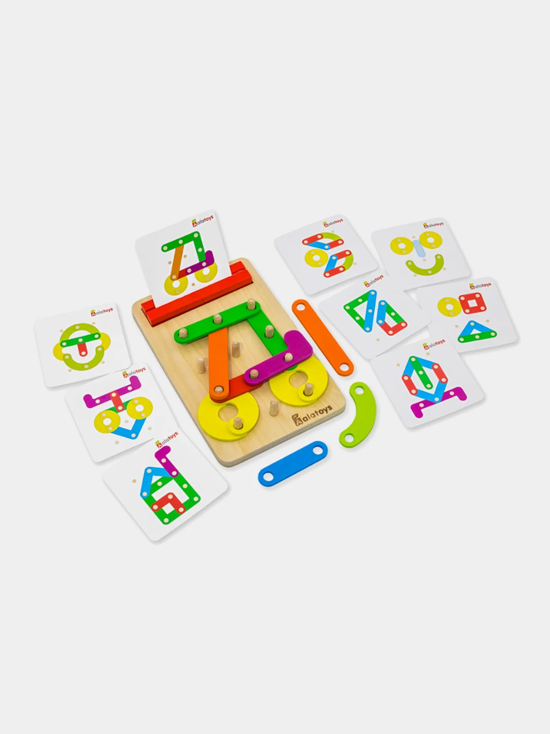 Развивающая игра "Головоломка", логический геоборд