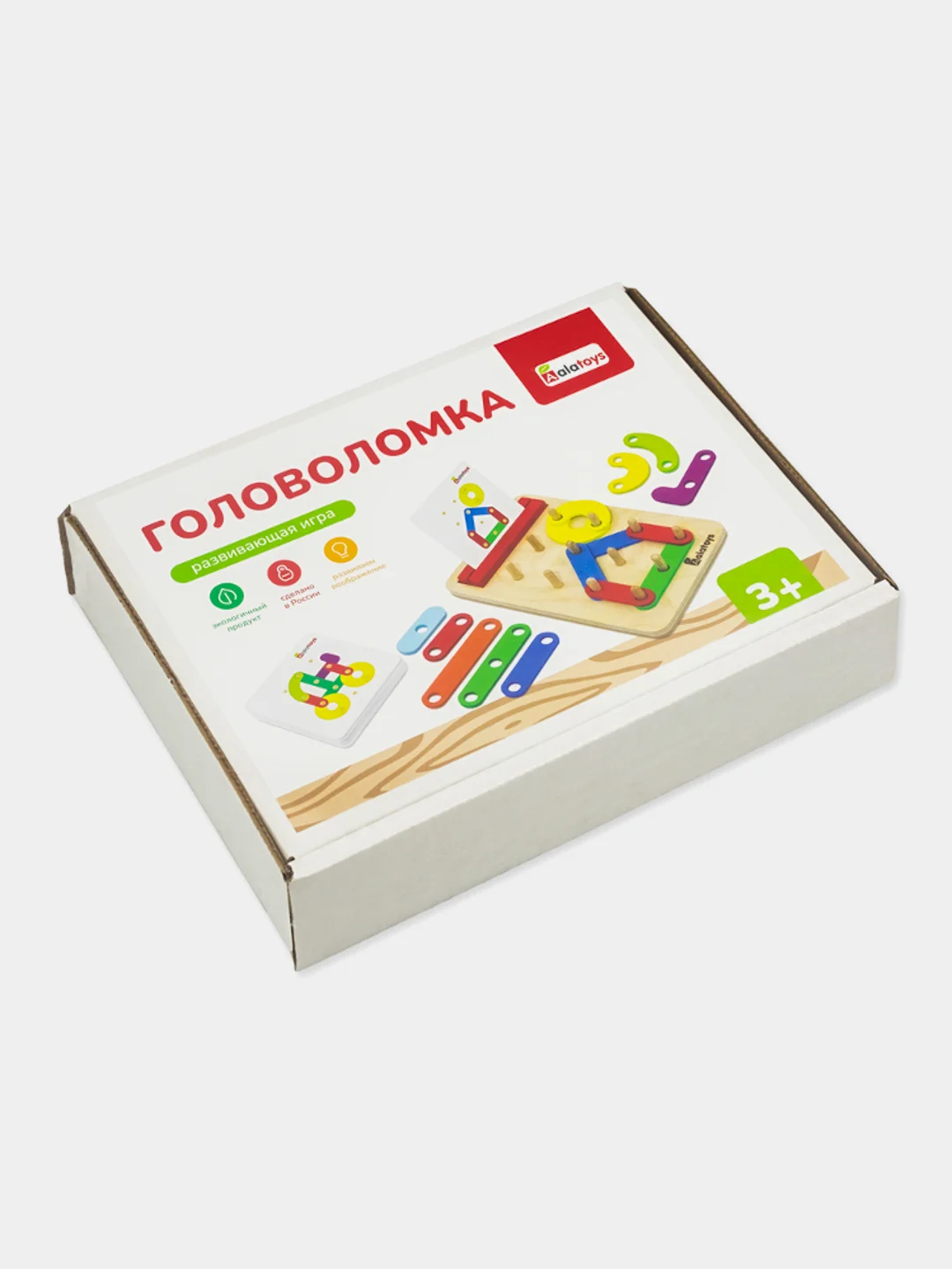 Развивающая игра "Головоломка", логический геоборд