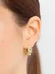 Золотой серьги женские, серьги-гвоздики, серьги капля