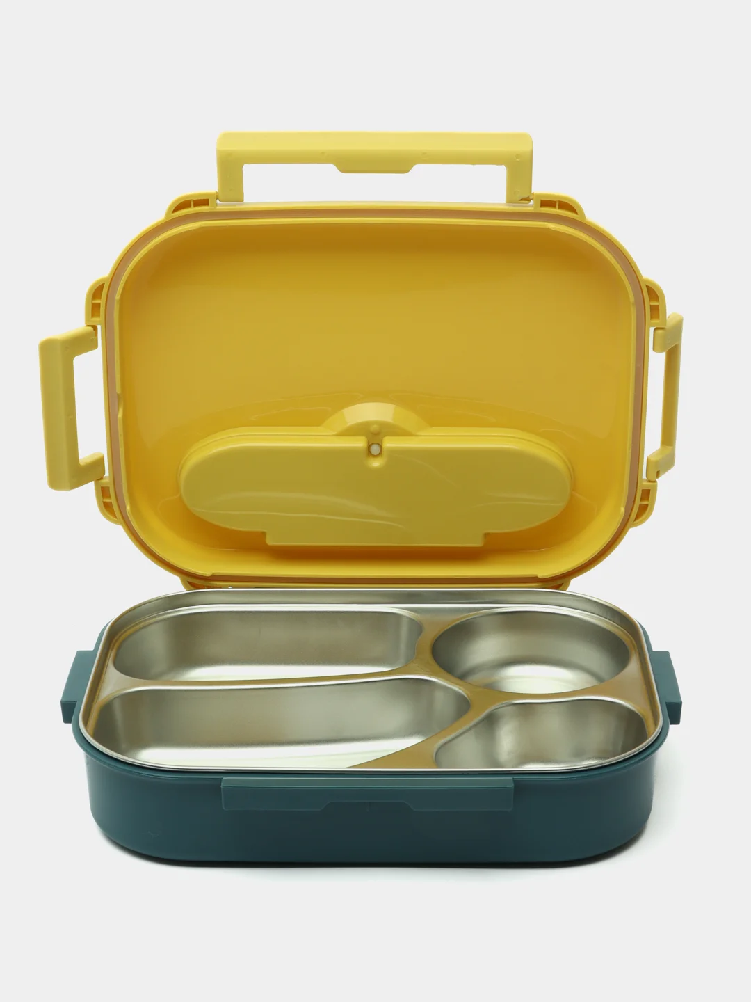 Желтый ланч-бокс Stainless Steel Lunch Box 304
