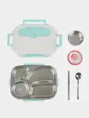 Голубой ланч-бокс Stainless Steel Lunch Box 304