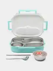 Голубой ланч-бокс Stainless Steel Lunch Box 304