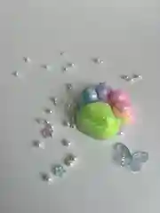 Сквиш лапка котика цветная мягкая