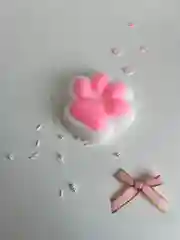 Сквиш лапка котика цветная мягкая