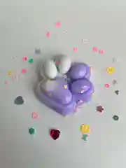 Сквиш лапка котика цветная мягкая