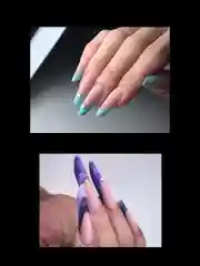 Ледяной верхние формы для наращивания ногтей