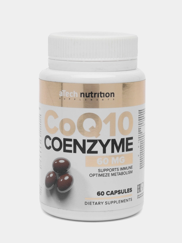 БАД КОЭНЗИМ Q10 ATech nutrition, 60 капсул
