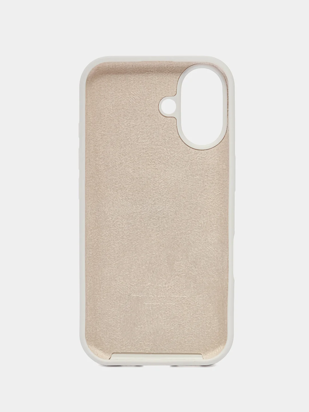 Белый чехол Silicone Case для Apple iPhone 16 / 16Plus / 16Pro / 16ProMax