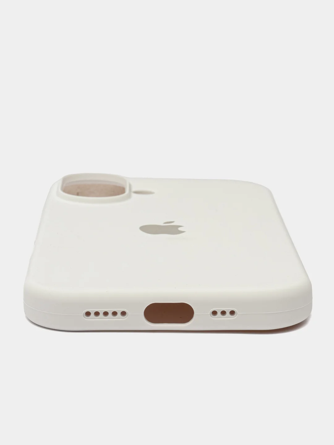 Белый чехол Silicone Case для Apple iPhone 16 / 16Plus / 16Pro / 16ProMax