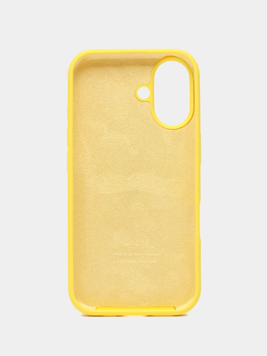Желтый чехол Silicone Case для Apple iPhone 16 / 16Plus / 16Pro / 16ProMax