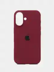Бордовый чехол Silicone Case для Apple iPhone 16 / 16Plus / 16Pro / 16ProMax