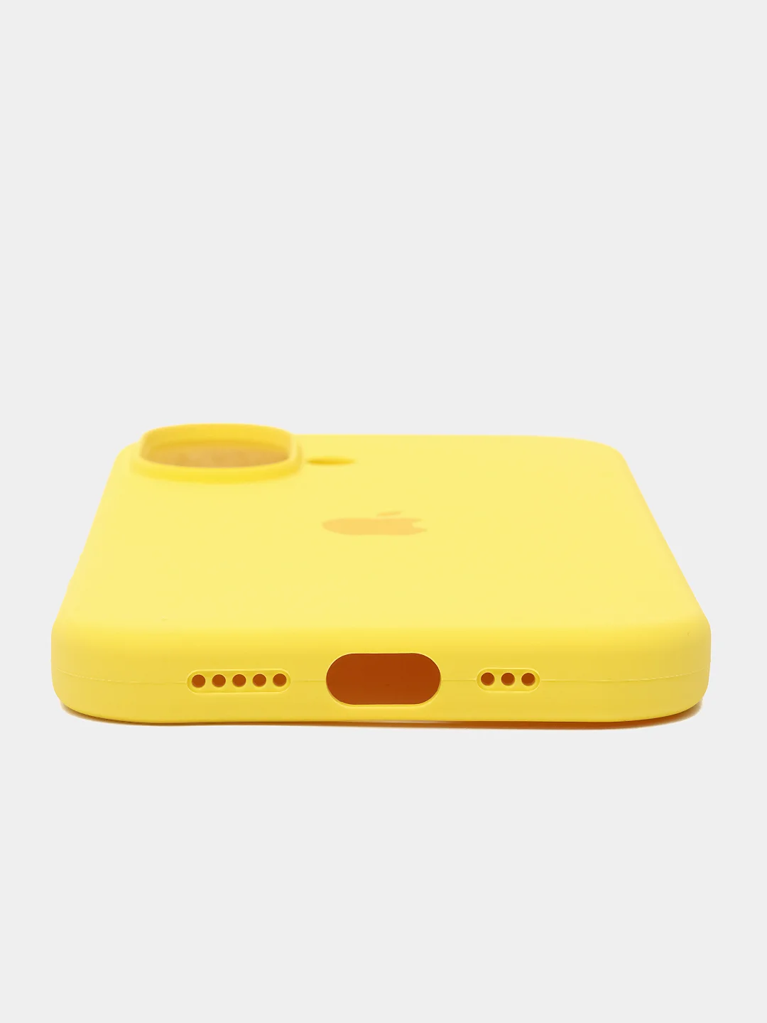 Желтый чехол Silicone Case для Apple iPhone 16 / 16Plus / 16Pro / 16ProMax
