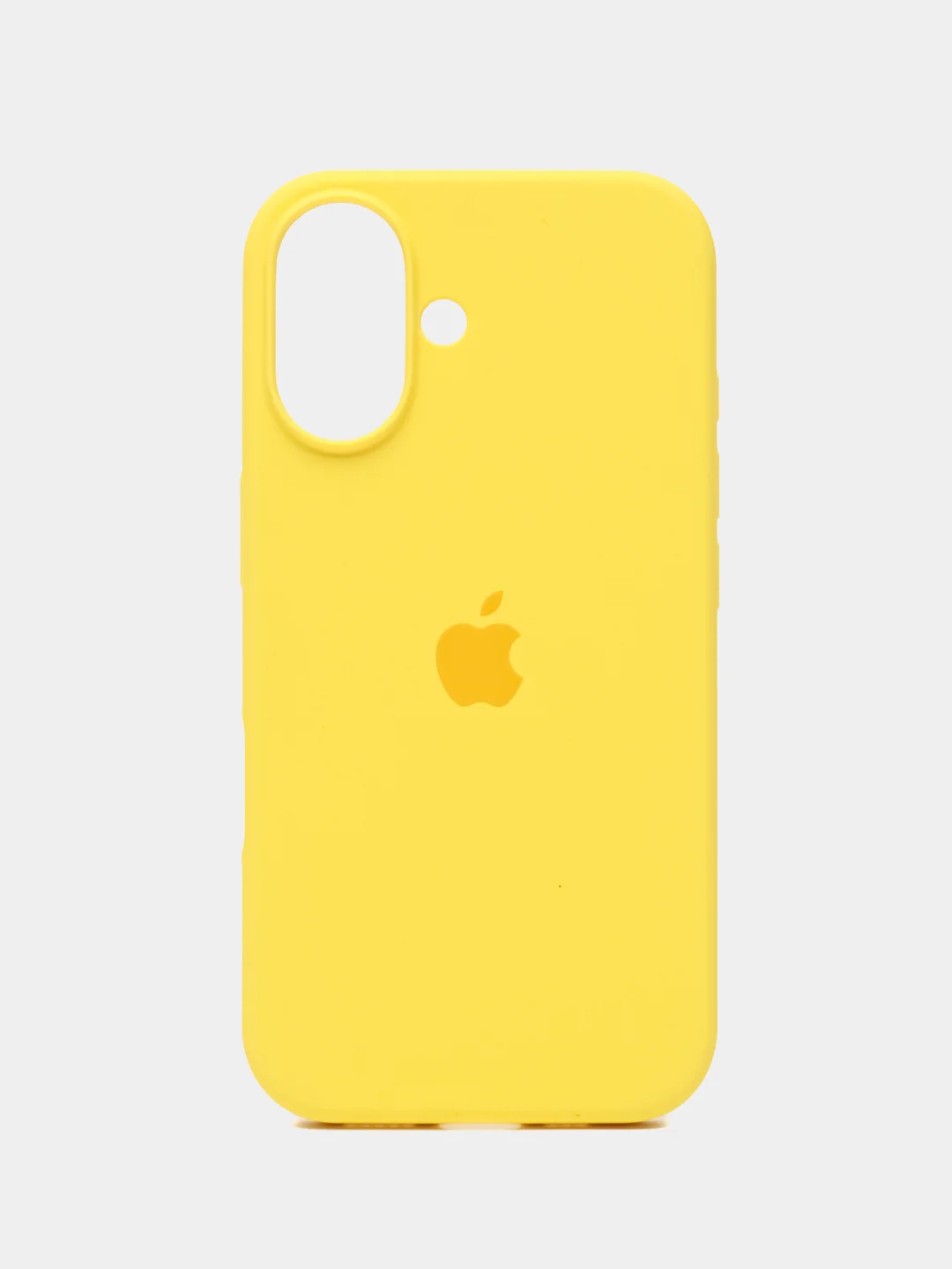 Желтый чехол Silicone Case для Apple iPhone 16 / 16Plus / 16Pro / 16ProMax