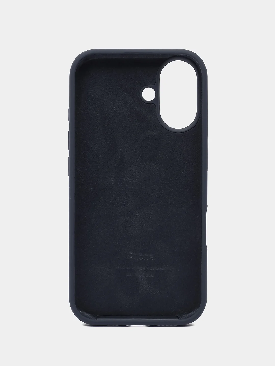 Синий меланж чехол Silicone Case для Apple iPhone 16 / 16Plus / 16Pro / 16ProMax