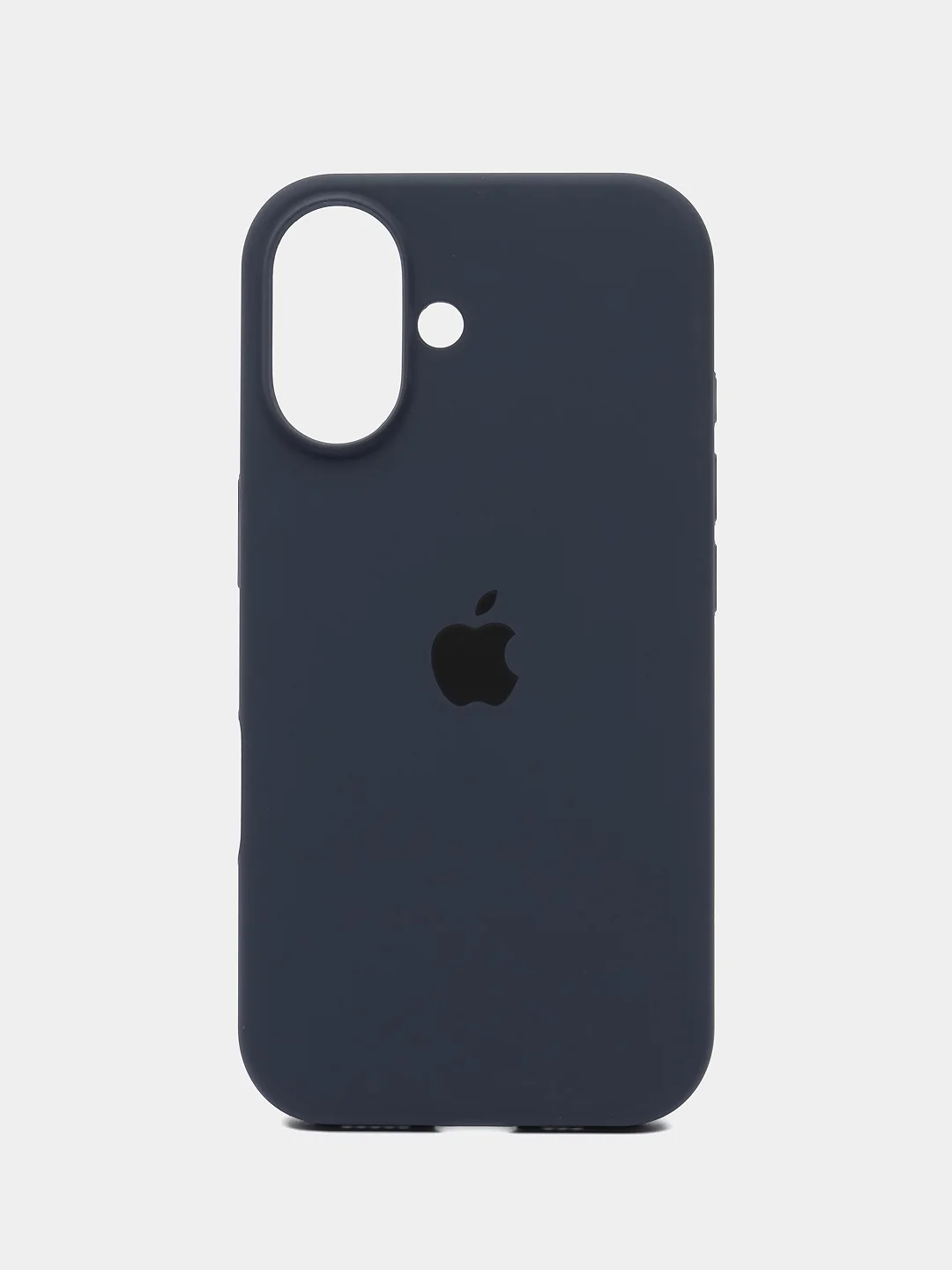 Синий меланж чехол Silicone Case для Apple iPhone 16 / 16Plus / 16Pro / 16ProMax
