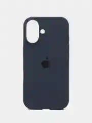 Синий меланж чехол Silicone Case для Apple iPhone 16 / 16Plus / 16Pro / 16ProMax