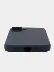 Синий меланж чехол Silicone Case для Apple iPhone 16 / 16Plus / 16Pro / 16ProMax
