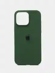 Тёмно-зелёный чехол Silicone Case для Apple iPhone 16 / 16Plus / 16Pro / 16ProMax