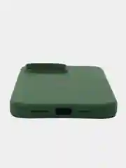 Тёмно-зелёный чехол Silicone Case для Apple iPhone 16 / 16Plus / 16Pro / 16ProMax