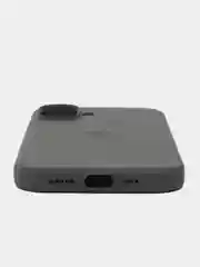 Угольный чехол Silicone Case для Apple iPhone 16 / 16Plus / 16Pro / 16ProMax