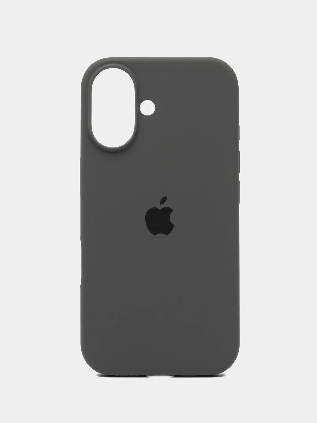 Угольный чехол Silicone Case для Apple iPhone 16 / 16Plus / 16Pro / 16ProMax