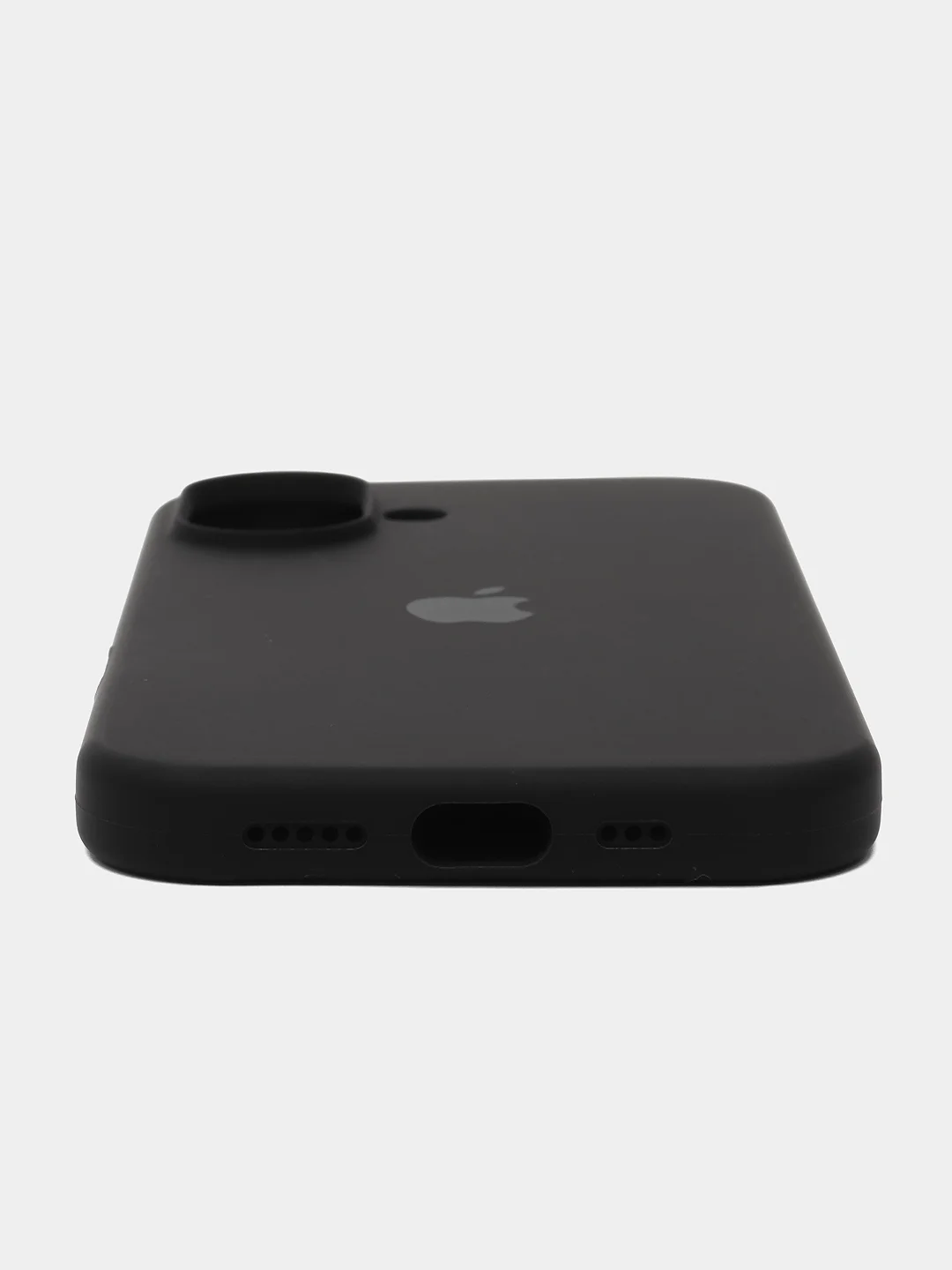 Черный чехол Silicone Case для Apple iPhone 16 / 16Plus / 16Pro / 16ProMax