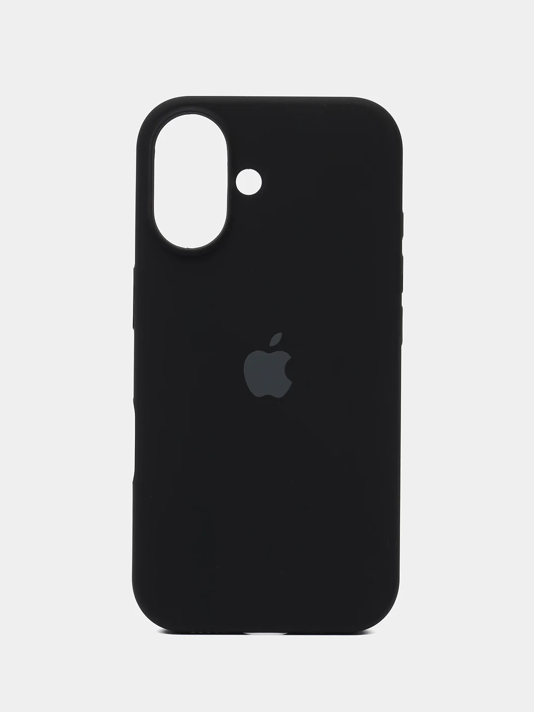 Черный чехол Silicone Case для Apple iPhone 16 / 16Plus / 16Pro / 16ProMax