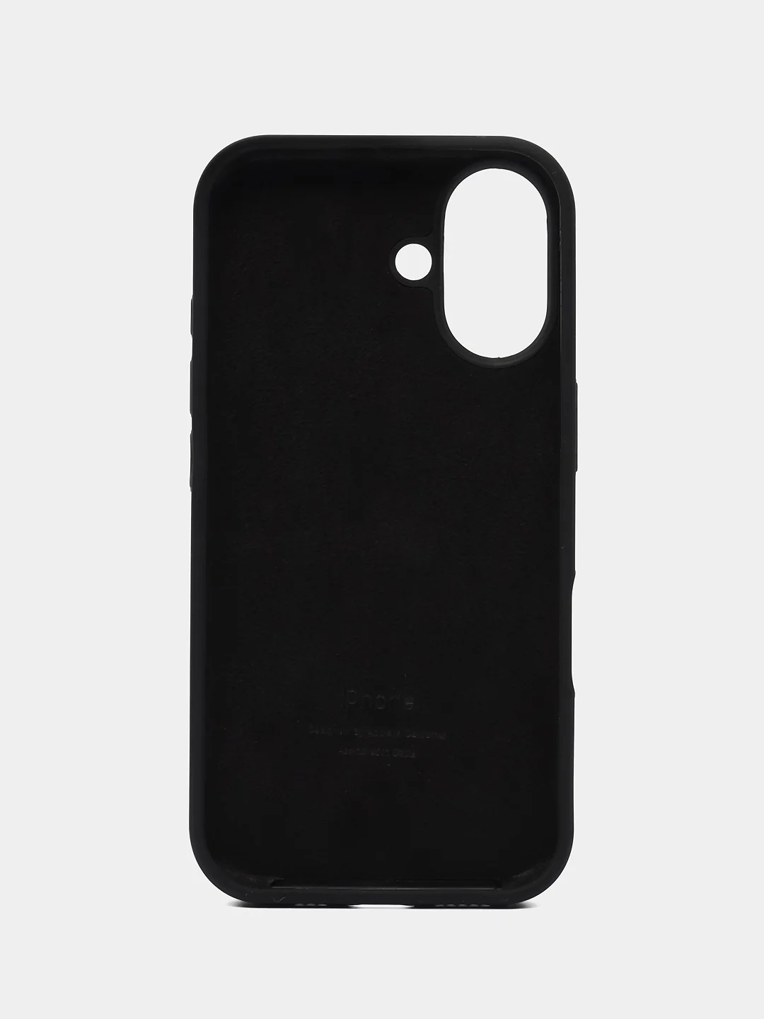 Черный чехол Silicone Case для Apple iPhone 16 / 16Plus / 16Pro / 16ProMax