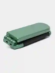 Зеленый дорожная складная расческа с зеркалом R/Rose
