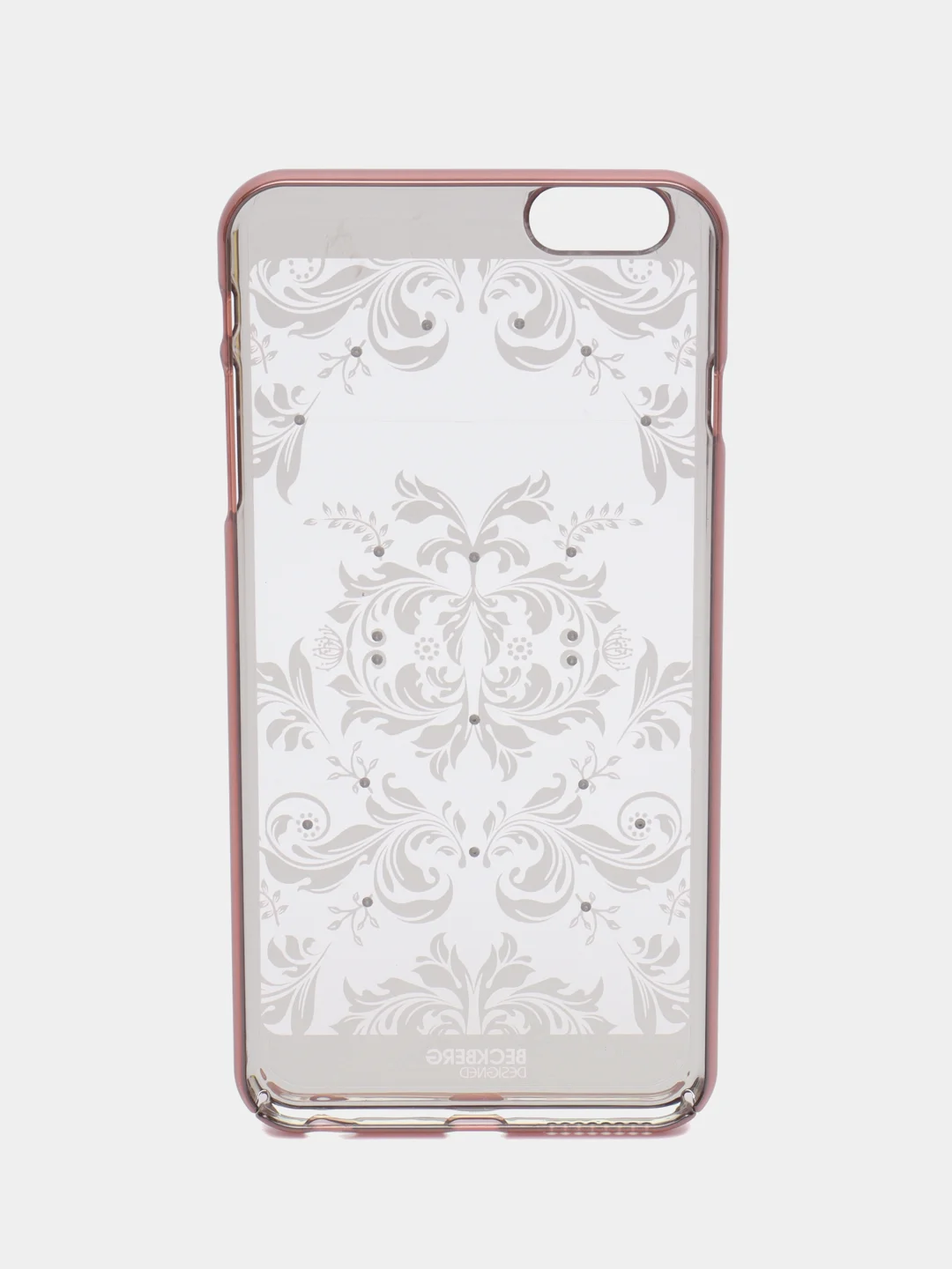 Кораллово-розовый пластиковый чехол с принтом для iPhone 6 Plus / 6S Plus