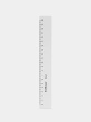 Линейка пластиковая, 20 см, ErichKrause "Clear", прозрачная