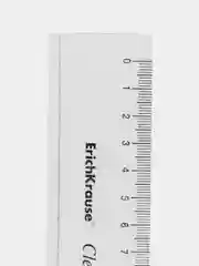Линейка пластиковая ErichKrause Clear, 30 см, прозрачная, в блистере