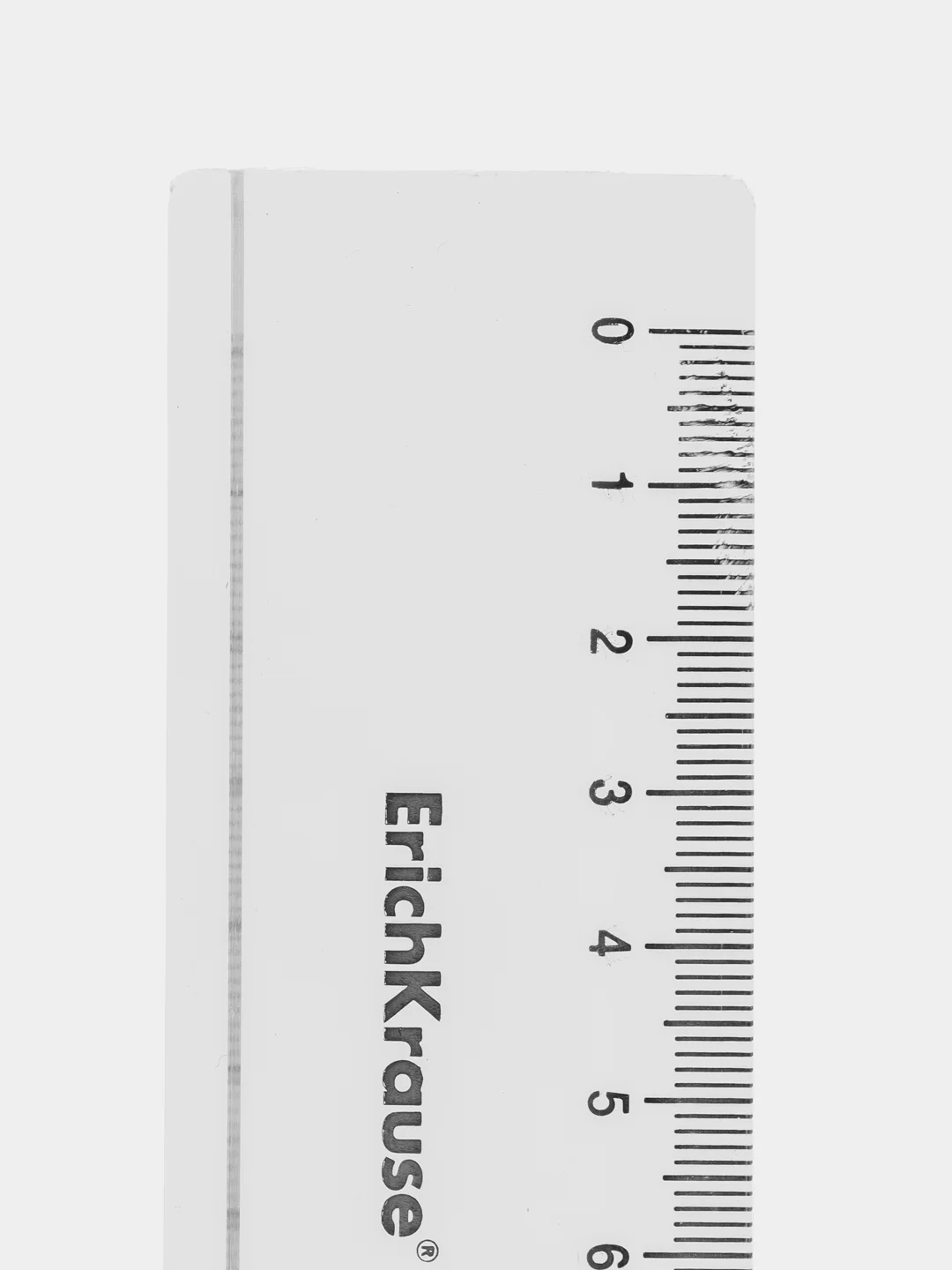 Линейка пластиковая, 30 см, ErichKrause "Clear", прозрачная