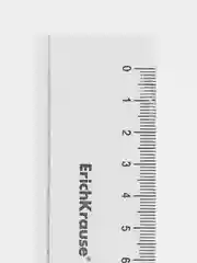 Линейка пластиковая, 30 см, ErichKrause "Clear", прозрачная